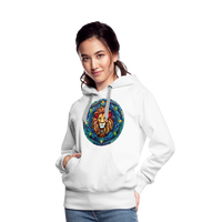 Thumbnail for Women’s Mosaic Leo Premium Hoodie - white