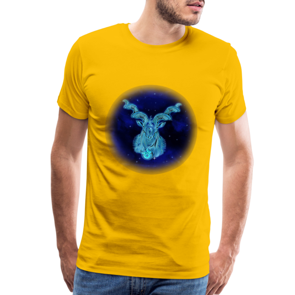 Men's Stellar Capricorn Premium T-Shirt - sun yellow