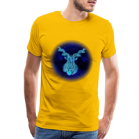 Thumbnail for Men's Stellar Capricorn Premium T-Shirt - sun yellow