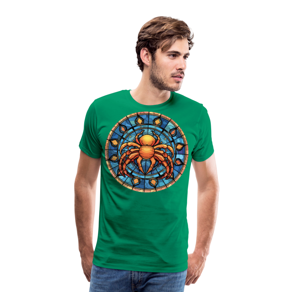 Men's Mosaic Cancer Premium T-Shirt - kelly green