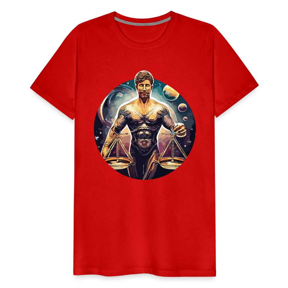 Men's Mythical Libra Premium T-Shirt - red