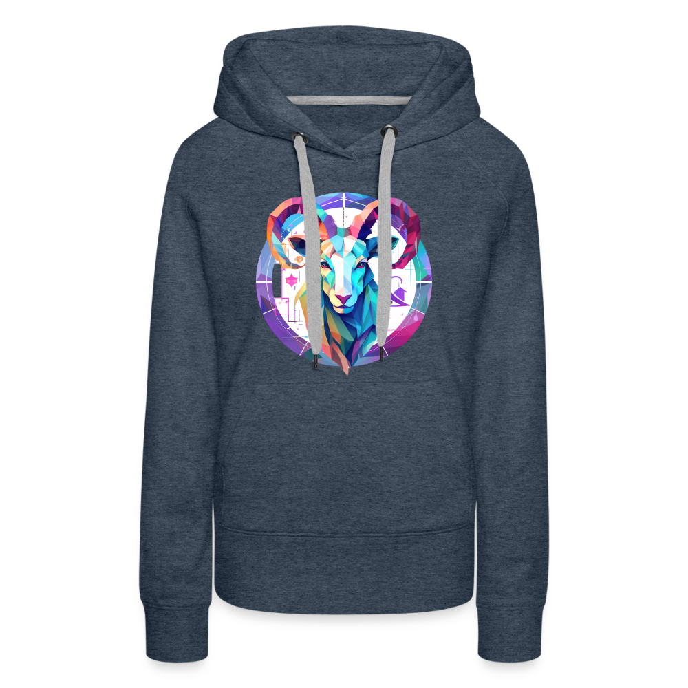 Women’s Mythical Aries Premium Hoodie - heather denim