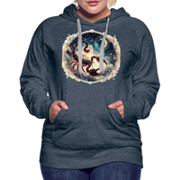 Thumbnail for Women’s Mythical Scorpio Premium Hoodie - heather denim