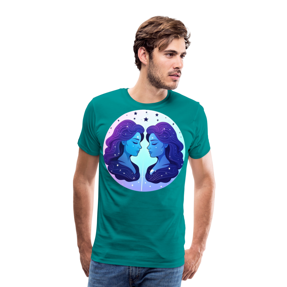 Men's Magic Gemini Premium T-Shirt - teal