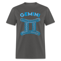 Thumbnail for Men's Power Words Gemini Classic T-Shirt - charcoal