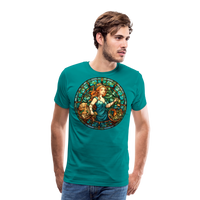 Thumbnail for Men's Mosaic Virgo Premium T-Shirt - teal