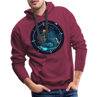 Thumbnail for Men’s Magic Sagittarius Premium Hoodie - burgundy