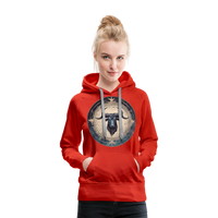 Thumbnail for Women’s Mythical Taurus Premium Hoodie - red