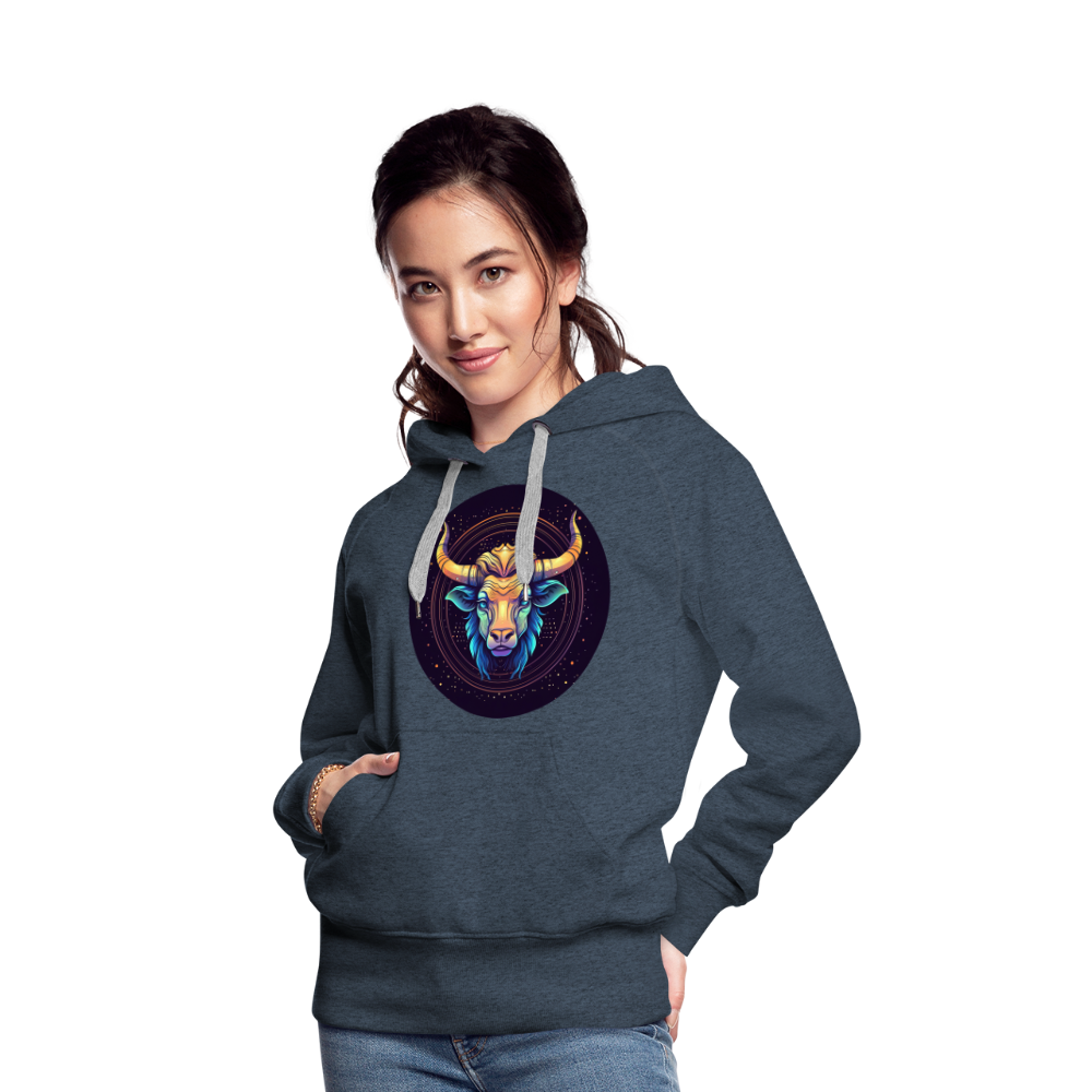 Women’s Magic Taurus Premium Hoodie - heather denim