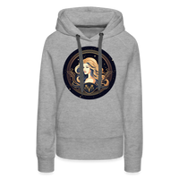 Thumbnail for Women’s Mystic Virgo Premium Hoodie - heather grey