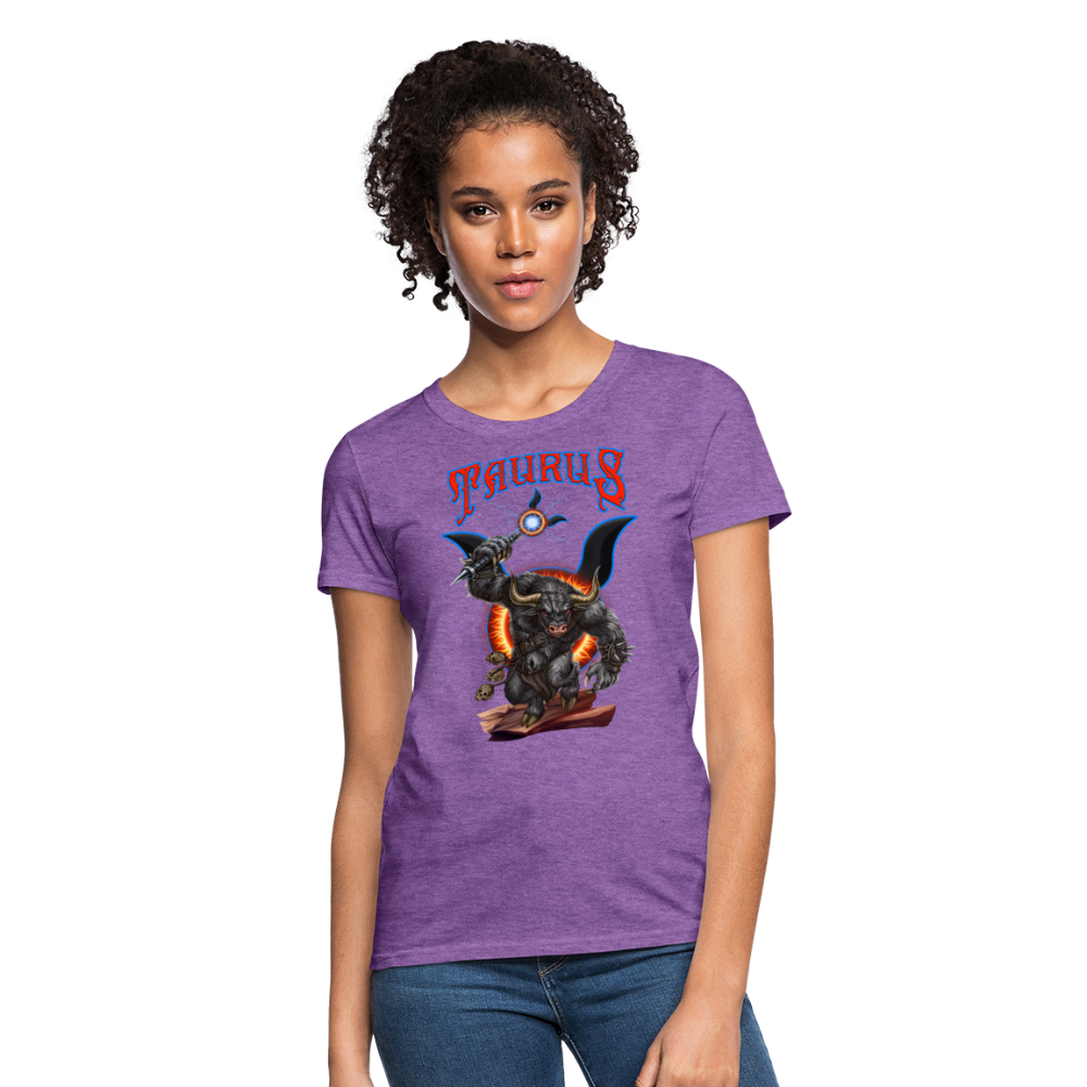 Women's Astral Taurus T-Shirt - purple heather