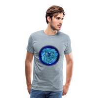 Thumbnail for Men's Leo Premium T-Shirt - heather ice blue