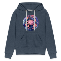 Thumbnail for Women’s Mythical Cancer Premium Hoodie - heather denim