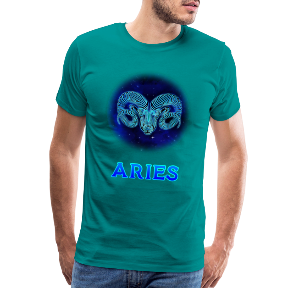 Men's Aries Premium T-Shirt - teal