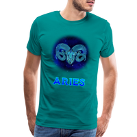 Thumbnail for Men's Aries Premium T-Shirt - teal