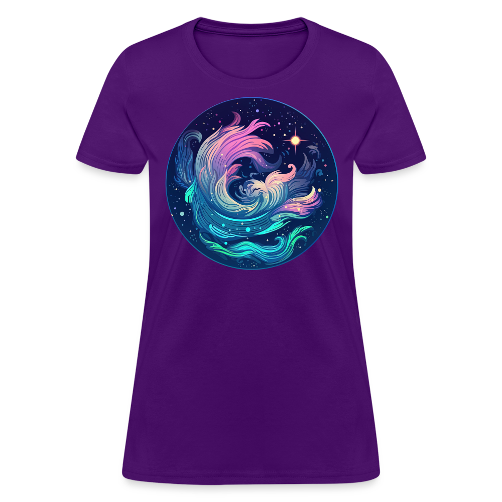 Women's Magic Aquarius T-Shirt - purple