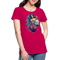 Thumbnail for Women’s Mythical Aquarius Premium T-Shirt - dark pink