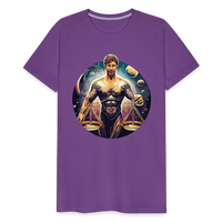 Thumbnail for Men's Mythical Libra Premium T-Shirt - purple