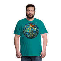 Thumbnail for Men's Mosaic Aquarius Premium T-Shirt - teal