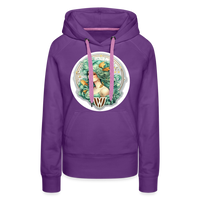 Thumbnail for Women’s Symbol Virgo Premium Hoodie - purple 