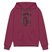 Thumbnail for Women's Power Words Capricorn Premium Hoodie - burgundy