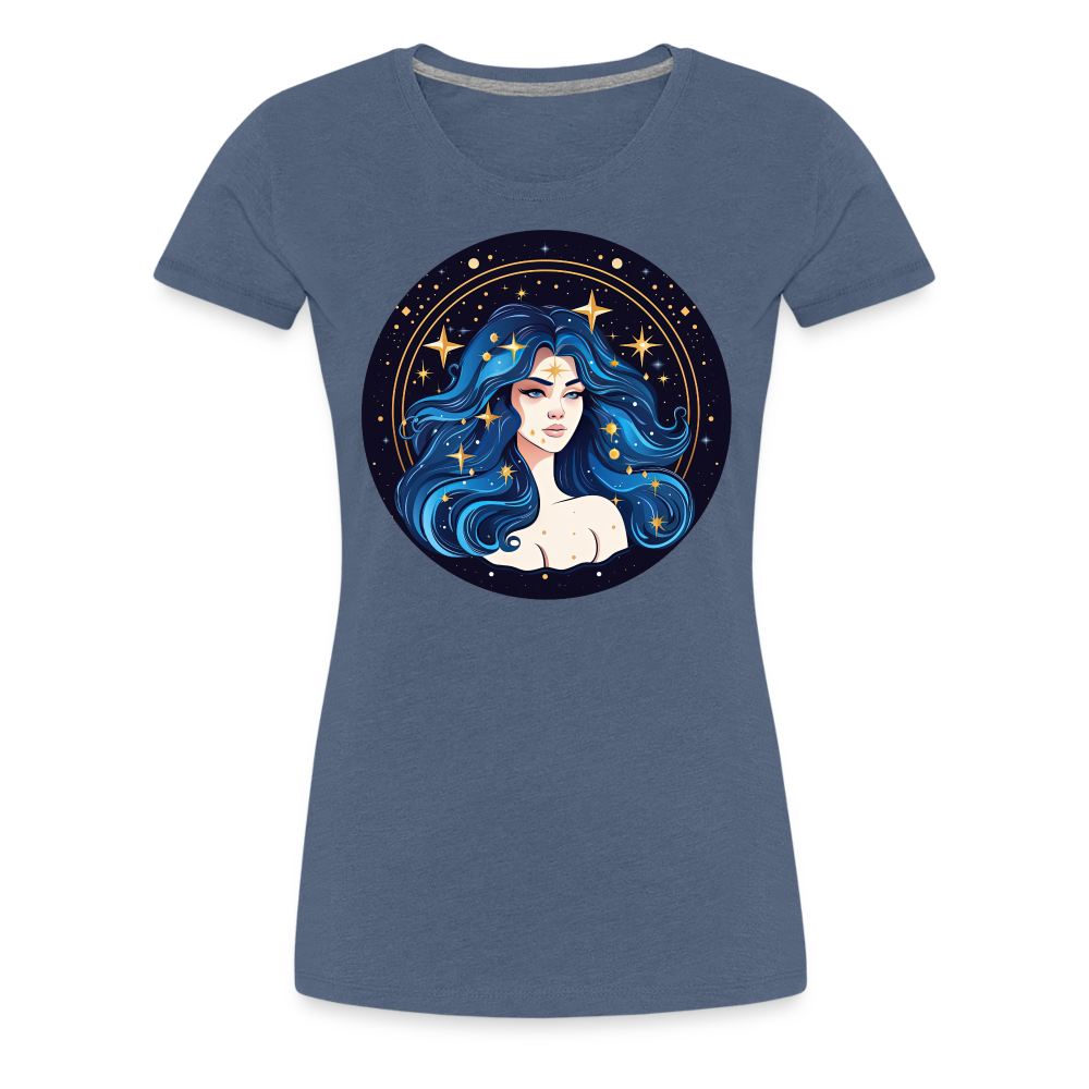 Women’s Magic Virgo Premium T-Shirt - heather blue