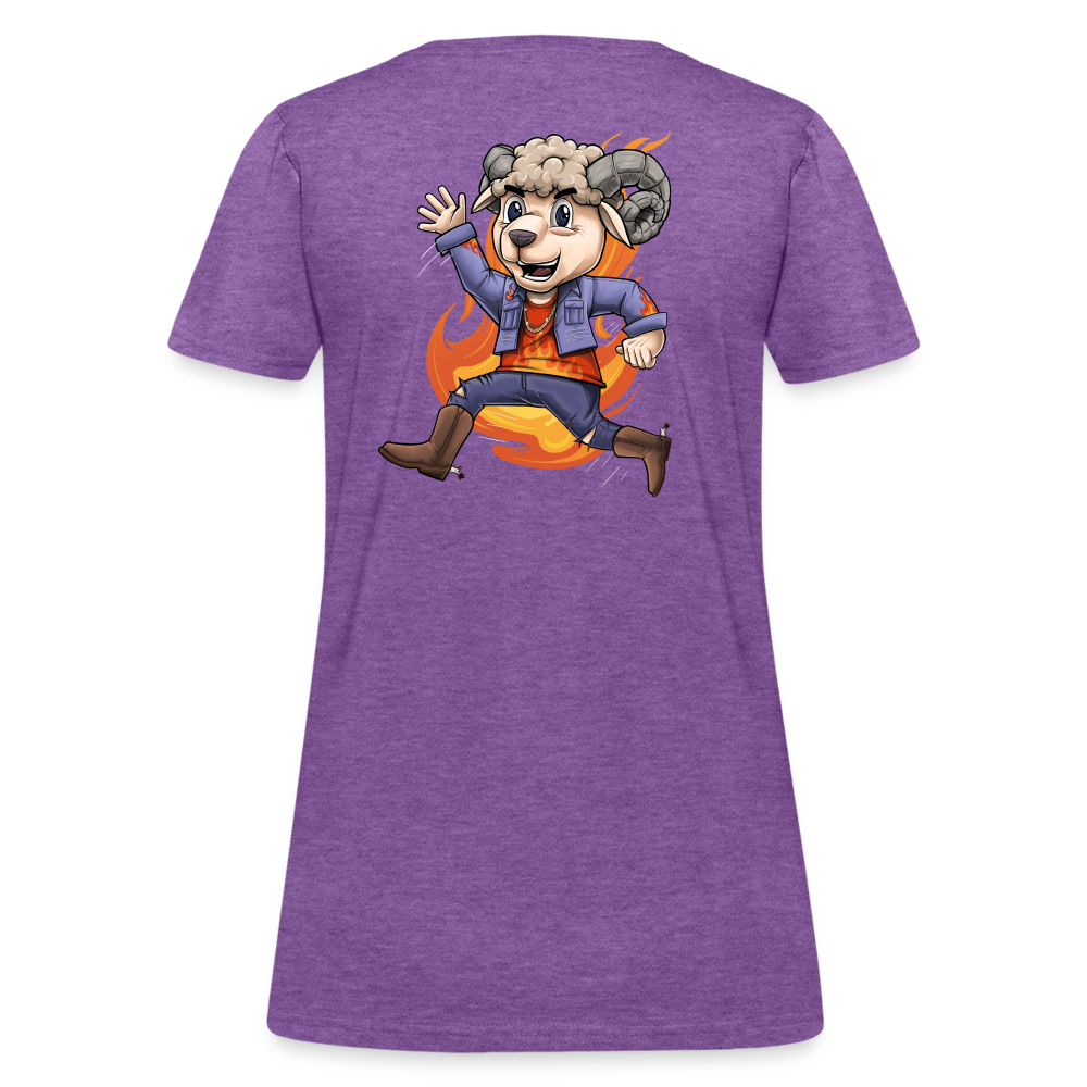 Women's Aries New Design T-Shirt - purple heather