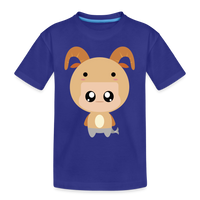 Thumbnail for Kid’s Bobbly Capricorn Premium Organic T-Shirt - royal blue