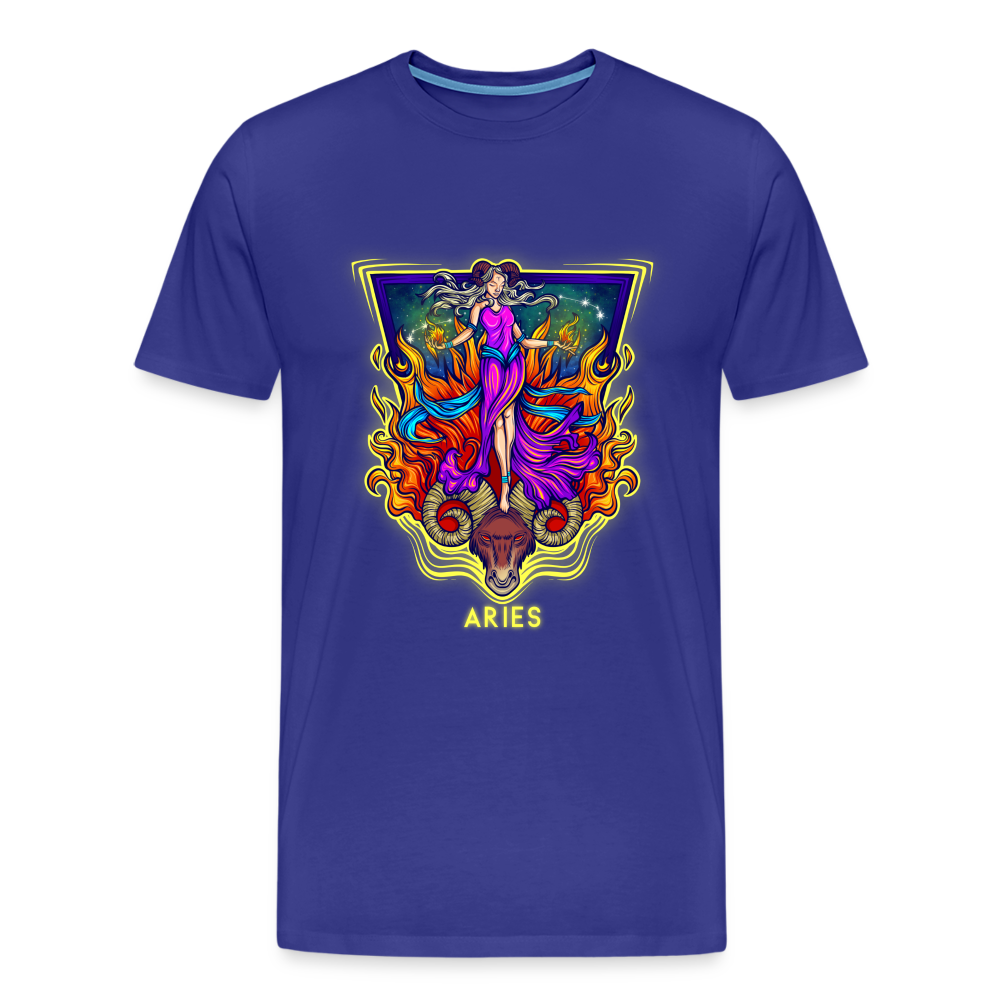 Men's Psychedelic Premium T-Shirt - royal blue