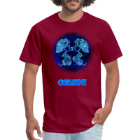 Thumbnail for Men's Stellar Gemini Classic T-Shirt - burgundy