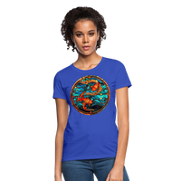 Thumbnail for Women's Mosaic Pisces T-Shirt - royal blue