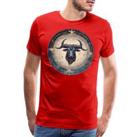 Thumbnail for Men's Mythical Taurus Premium T-Shirt - red