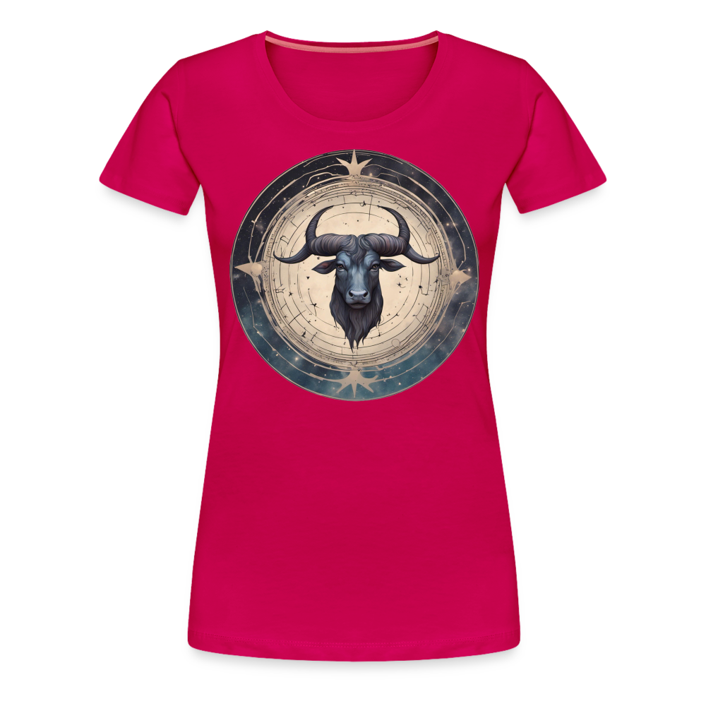 Women’s Mythical Taurus Premium T-Shirt - dark pink