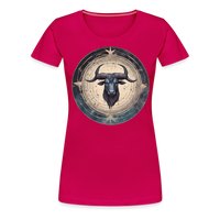 Thumbnail for Women’s Mythical Taurus Premium T-Shirt - dark pink