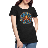 Thumbnail for Women’s Mosaic Cancer Premium T-Shirt - charcoal grey