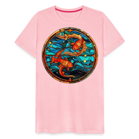 Thumbnail for Men's Mosaic Pisces Premium T-Shirt - pink