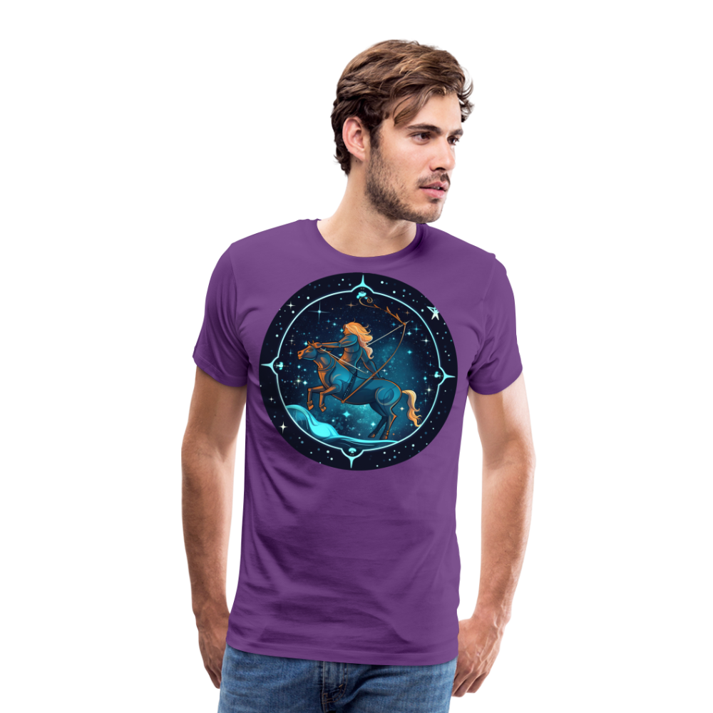 Men's Magic Sagittarius Premium T-Shirt - purple