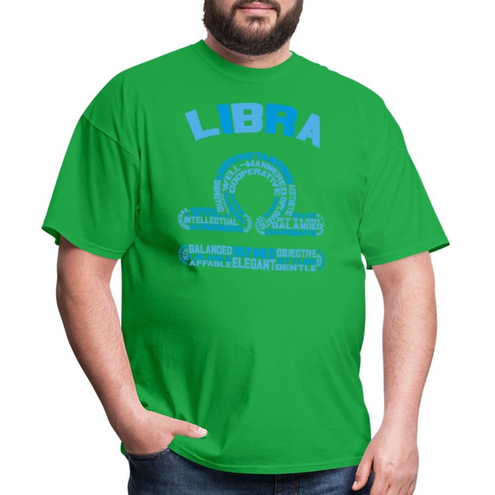 Men's Power Words Libra Classic T-Shirt - bright green