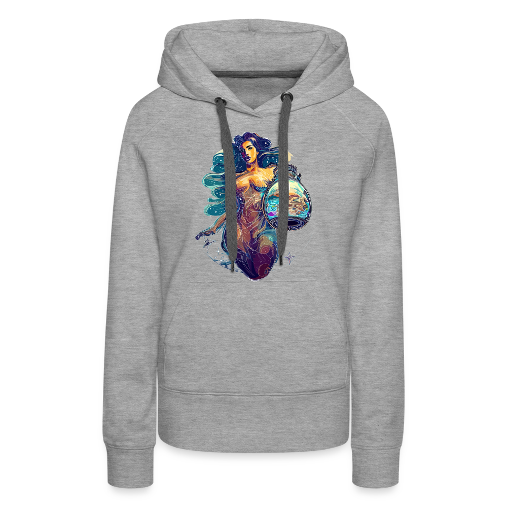 Women’s Mythical Aquarius Premium Hoodie - heather grey