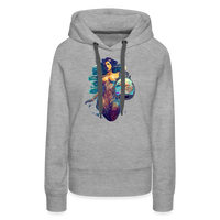 Thumbnail for Women’s Mythical Aquarius Premium Hoodie - heather grey