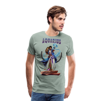 Thumbnail for Men's Astral Aquarius Premium T-Shirt - steel green