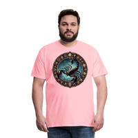 Thumbnail for Men's Mythical Scorpio Premium T-Shirt - pink