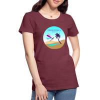 Thumbnail for Women's Dragonfly Oasis V.2 Premium T-Shirt - heather burgundy