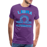 Thumbnail for Men's Power Words Libra Premium T-Shirt - purple