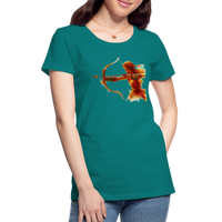 Thumbnail for Women’s Mythical Sagittarius Premium T-Shirt - teal