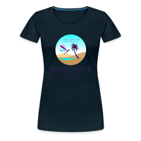 Thumbnail for Women's Dragonfly Oasis V.1 Premium T-Shirt - deep navy