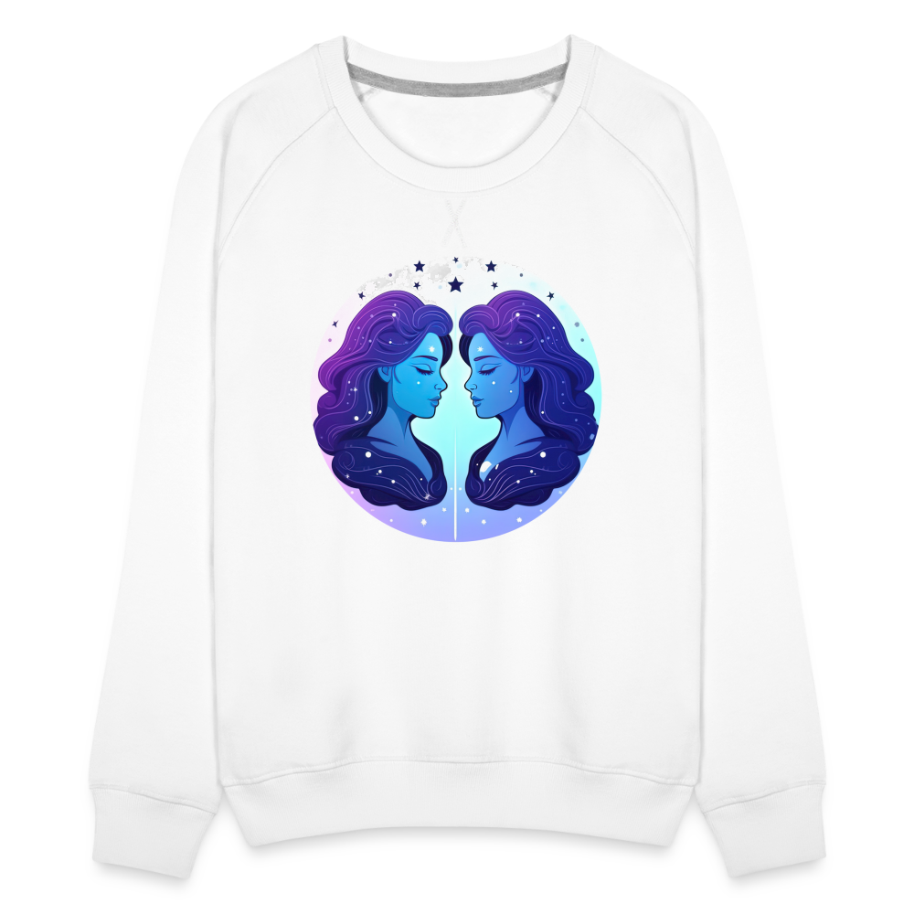 Women’s Magic Gemini Premium Sweatshirt - white