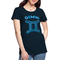 Thumbnail for Women's Power Words Gemini Premium T-Shirt - deep navy