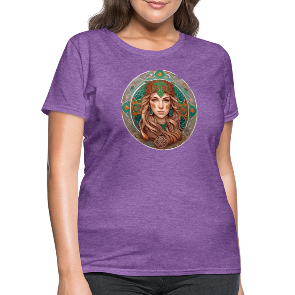 Women's Mythical Virgo T-Shirt - purple heather