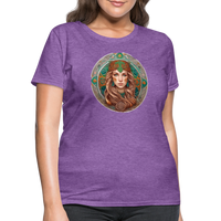 Thumbnail for Women's Mythical Virgo T-Shirt - purple heather